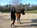 Next image - Carolyn and Horse